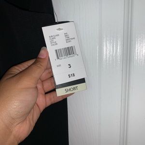 BRAND NEW Size 3S Black Slacks